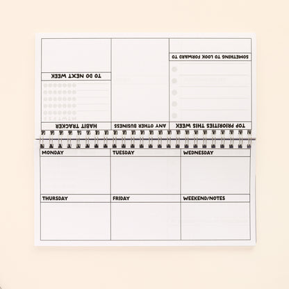 Ringbound Week Planner - Blue & Green - Oh, Laura