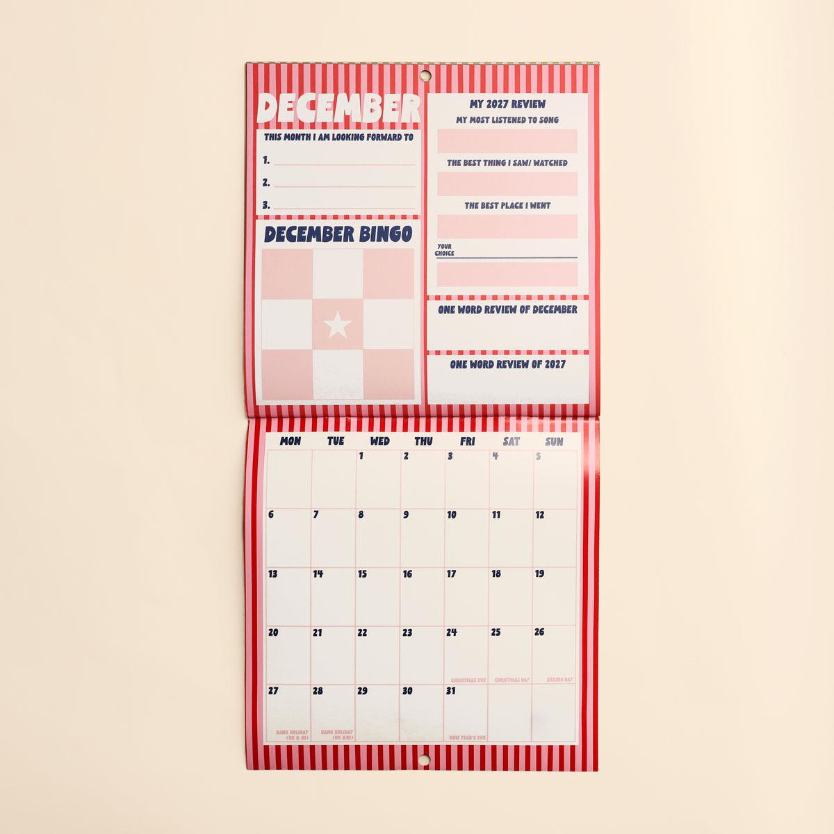 2027 Wall Calendar