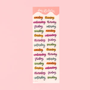 Planner Stickers - Days