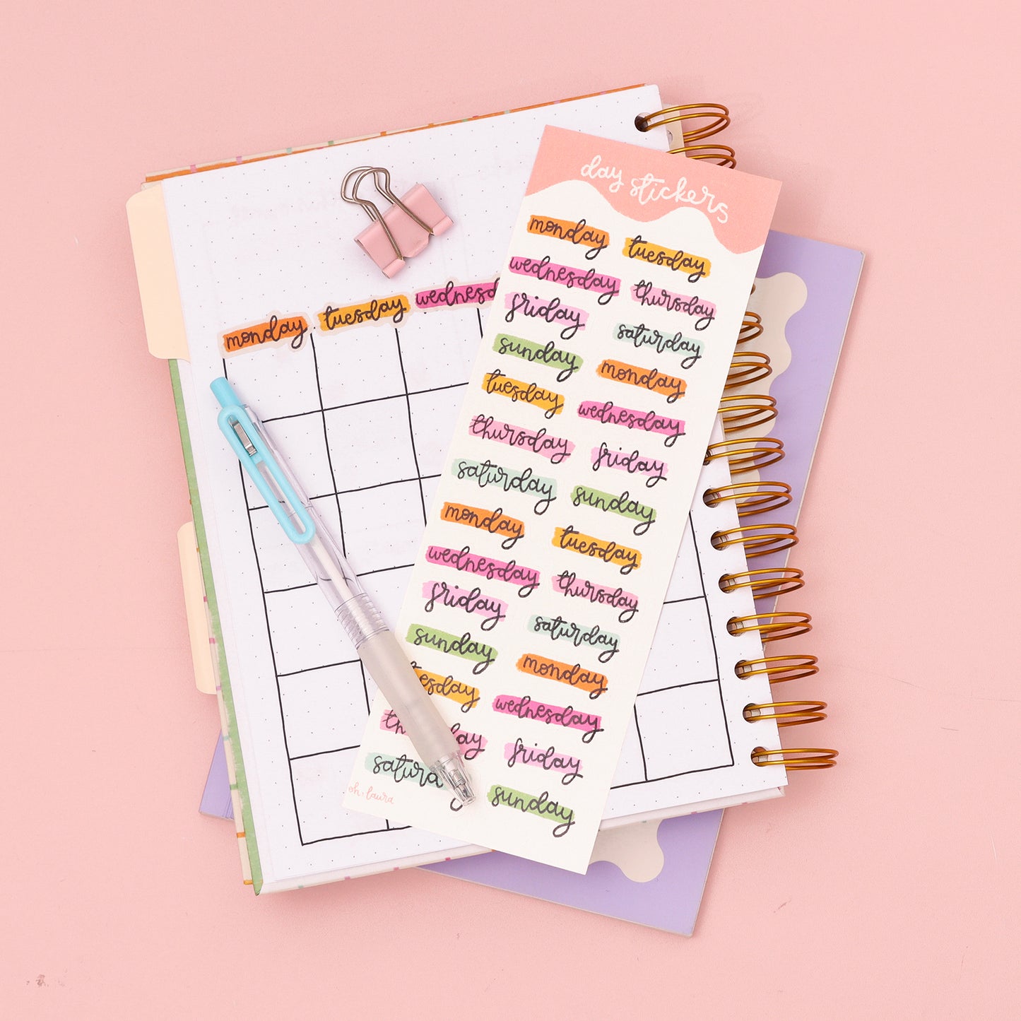 Planner Stickers - Days