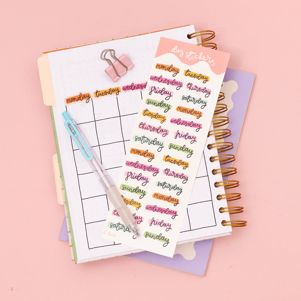 Planner Stickers - Days