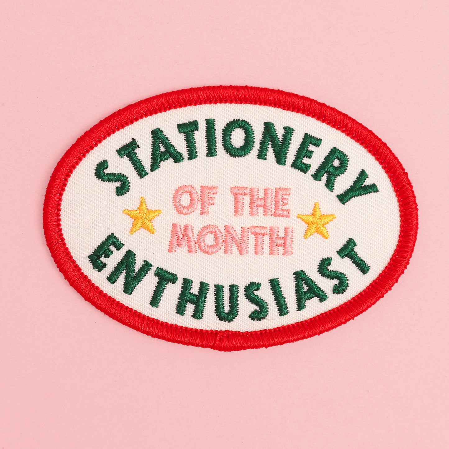 Iron-On Patch - Stationery Enthusiast of the Month