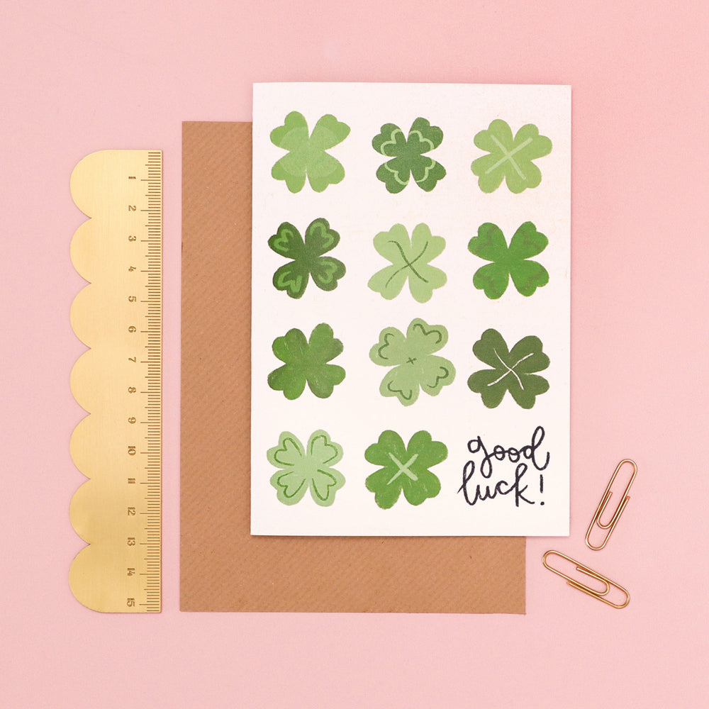 card - 'good luck!'