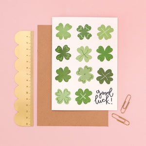 card - 'good luck!'