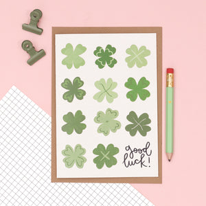 card - 'good luck!'