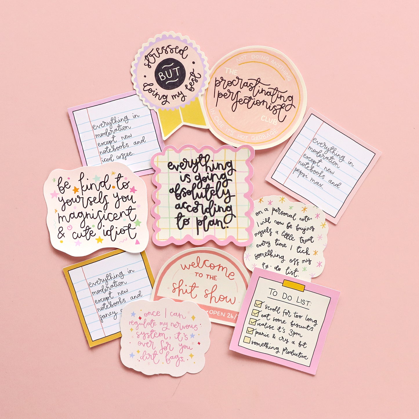 Vinyl Sticker - Procrastinating Perfectionist - Oh, Laura