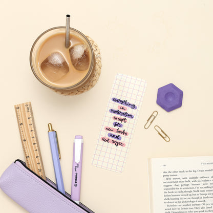 Bookmark - New Books & Iced Coffee