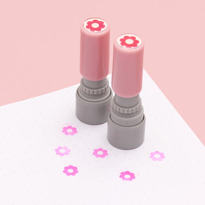 Mini Pre-Inked Stamp - Flower - Oh, Laura