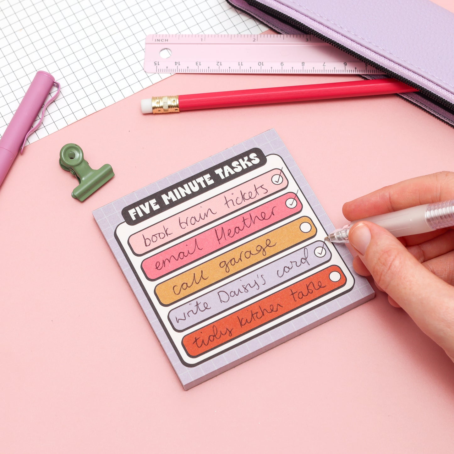 Memo Pad - Five Minute Tasks