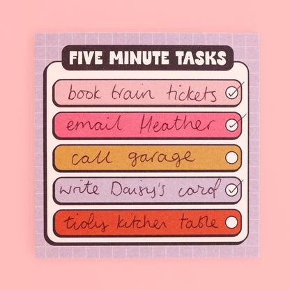 Memo Pad - Five Minute Tasks