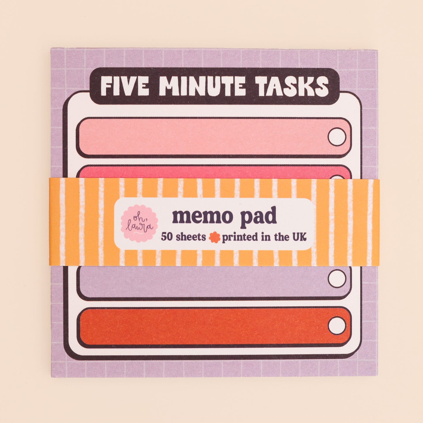Memo Pad - Five Minute Tasks