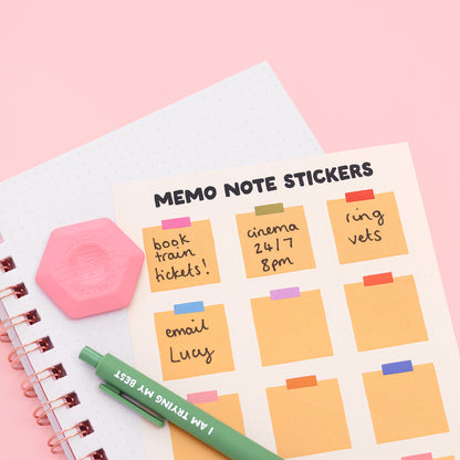 Sticker Sheet - Memo Note - Oh, Laura