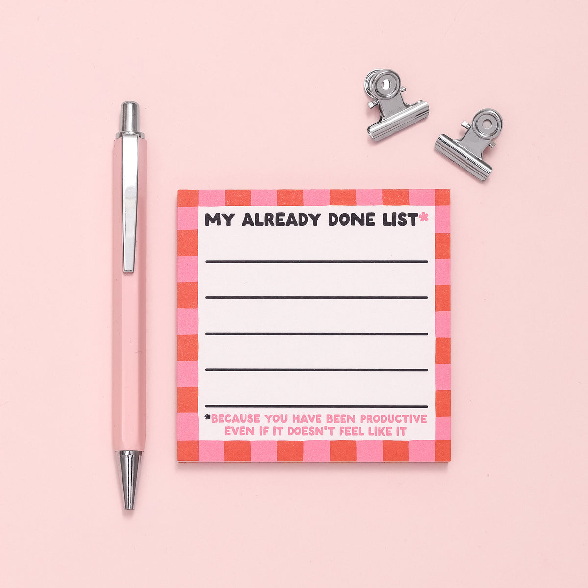 Memo pad - Already done - Oh, Laura