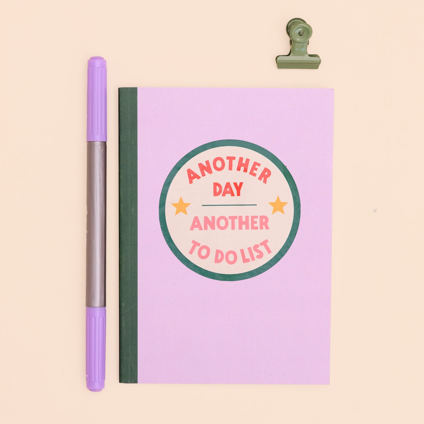 One Month Planner - Lilac and Green