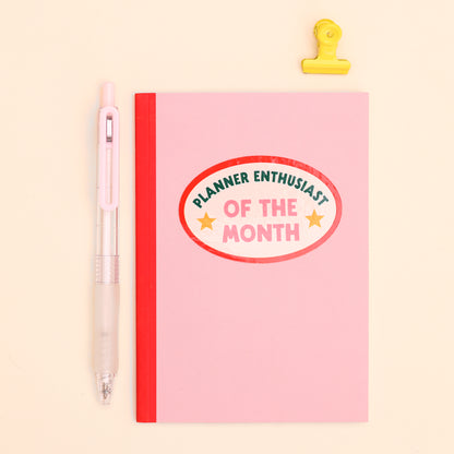 One Month Planner - Pink & Red