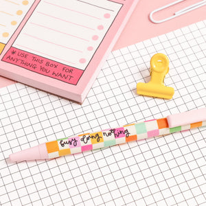 Pen - Pink - Busy Doing Nothing