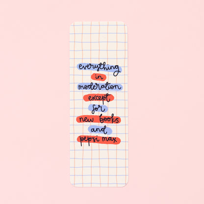 Bookmark - New Books & Pepsi Max