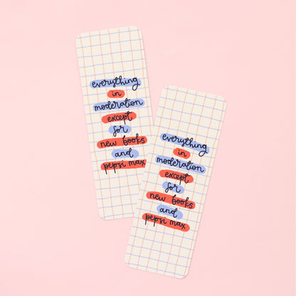 Bookmark - New Books & Pepsi Max