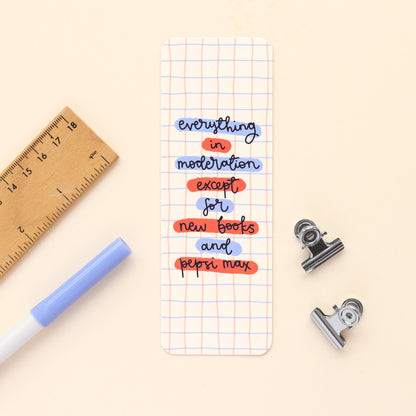 Bookmark - New Books & Pepsi Max