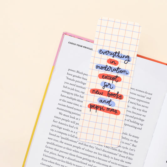 Bookmark - New Books & Pepsi Max