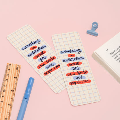 Bookmark - New Books & Pepsi Max