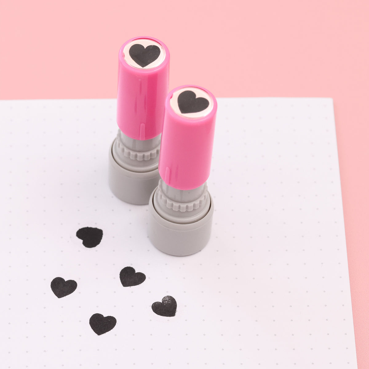 Mini Pre-Inked Stamp - Heart - Oh, Laura