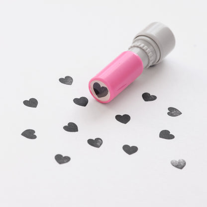 Mini Pre-Inked Stamp - Heart - Oh, Laura
