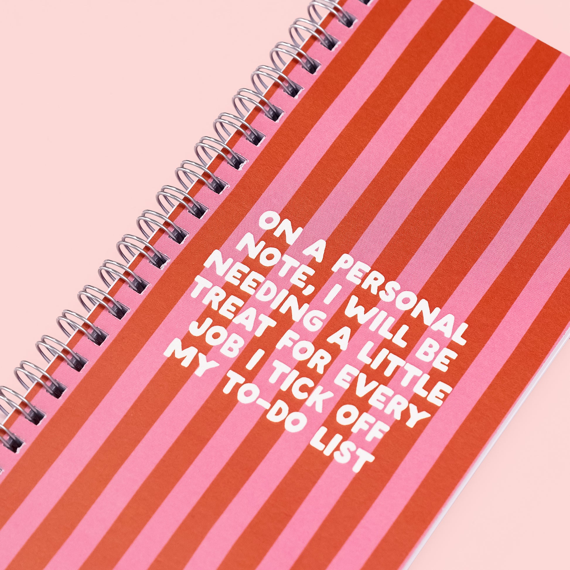 Ringbound Week Planner - Pink & Orange - Oh, Laura