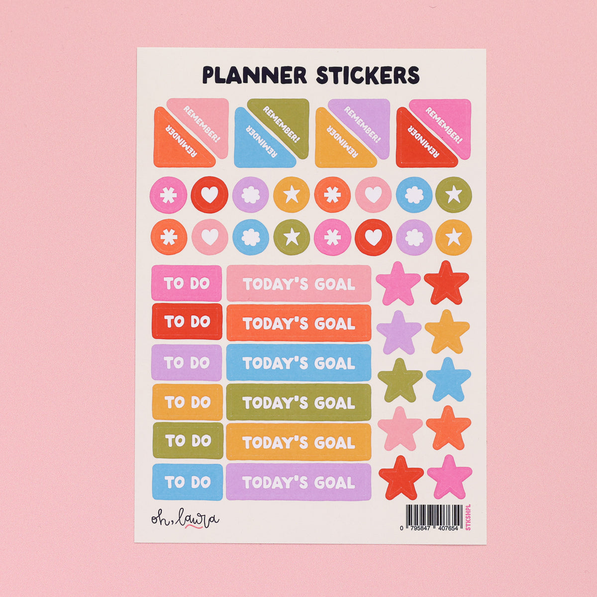 Sticker Sheet - Planner