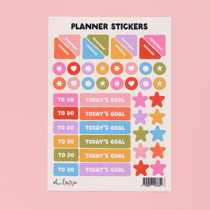Sticker Sheet - Planner