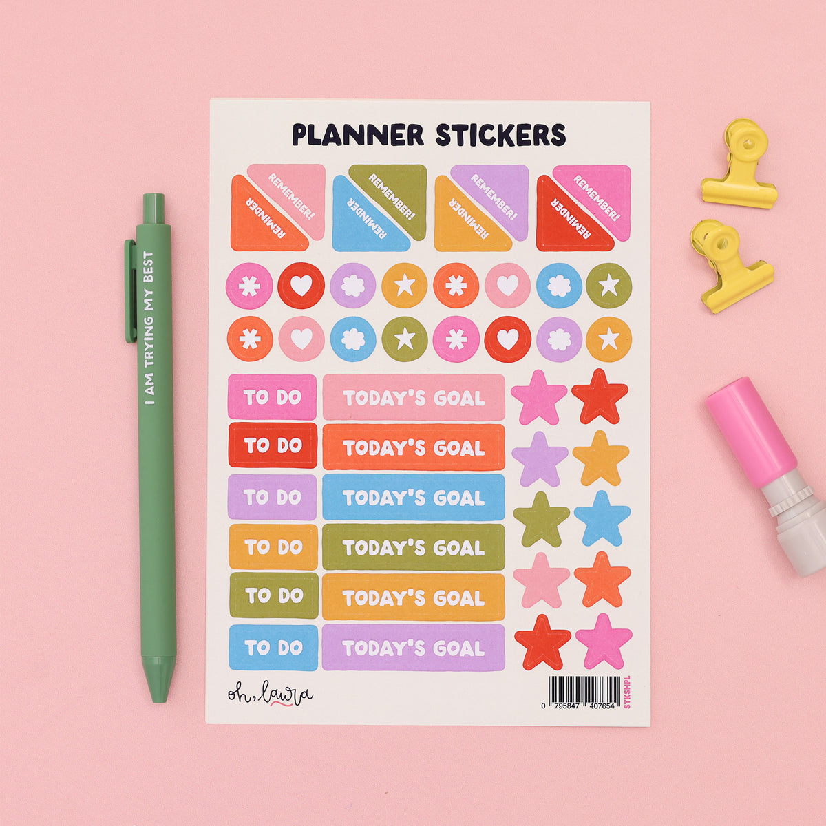 Sticker Sheet - Planner