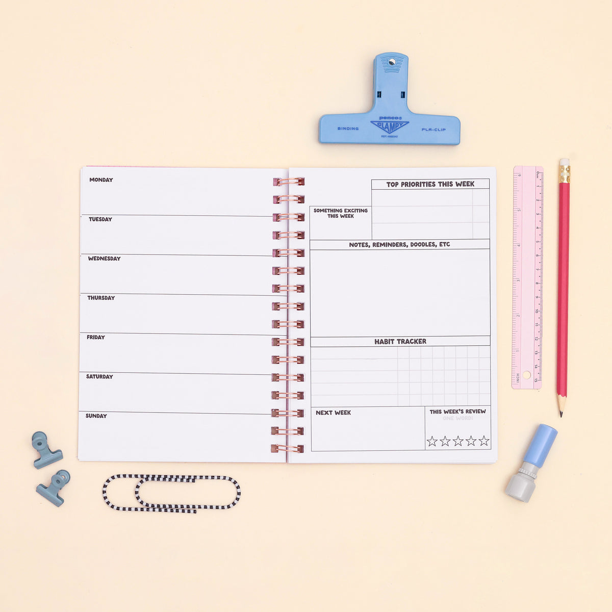 A5 Wirebound Planner
