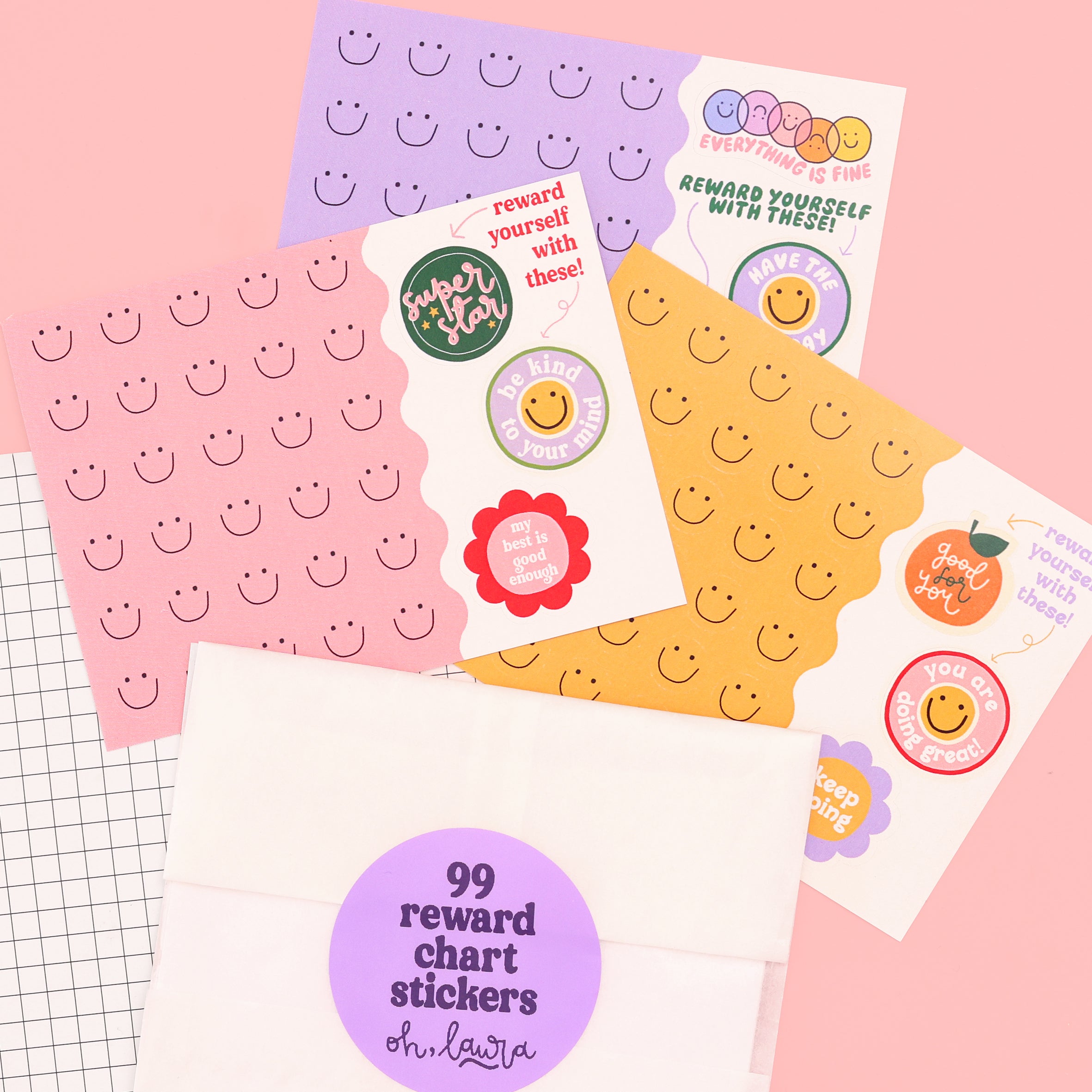 Reward Chart Sticker Sheets