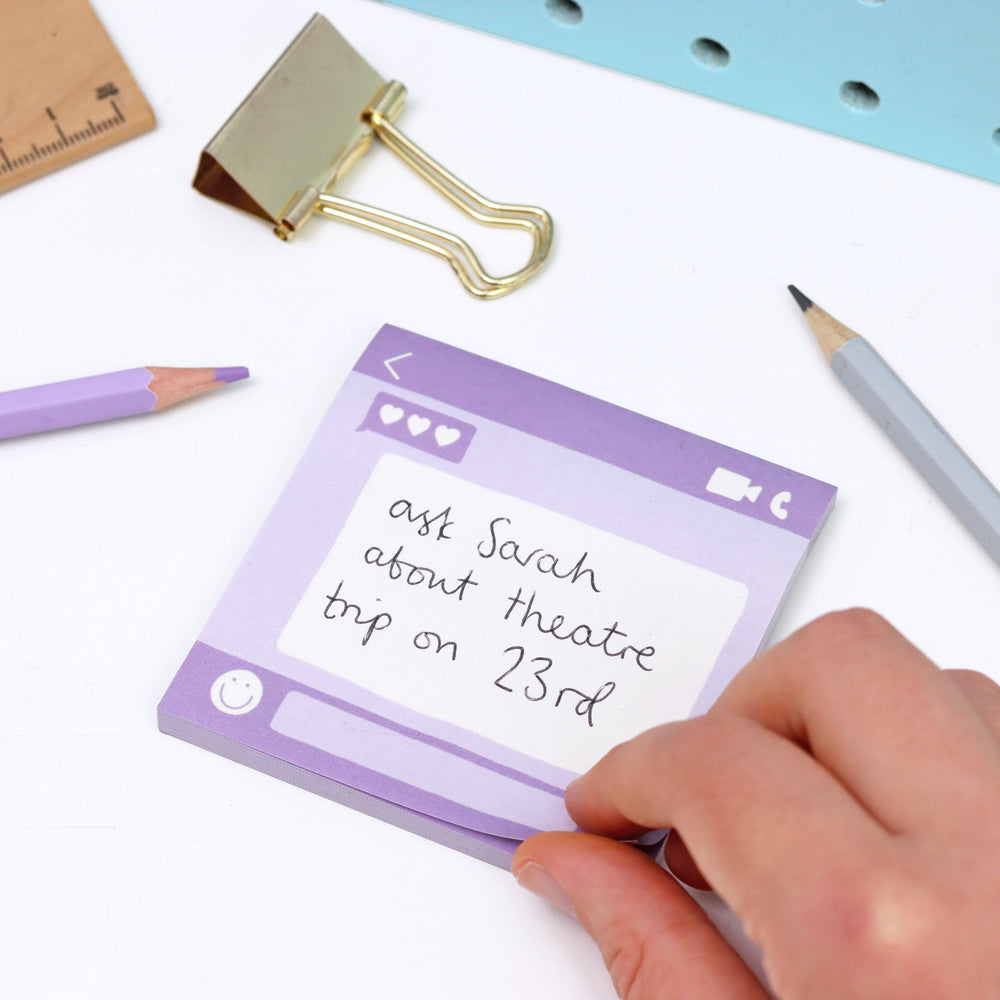 
            
                Load image into Gallery viewer, Sticky Notes - Lilac Message - Oh, Laura
            
        