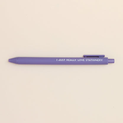Ballpoint Pen - I Just Really Love Stationery