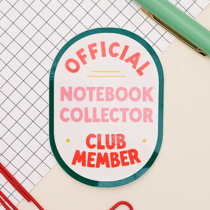 Sticker - Official notebook collector