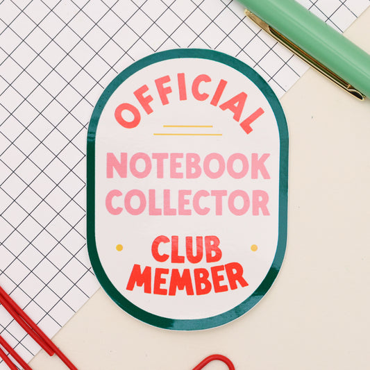 Sticker - Official notebook collector