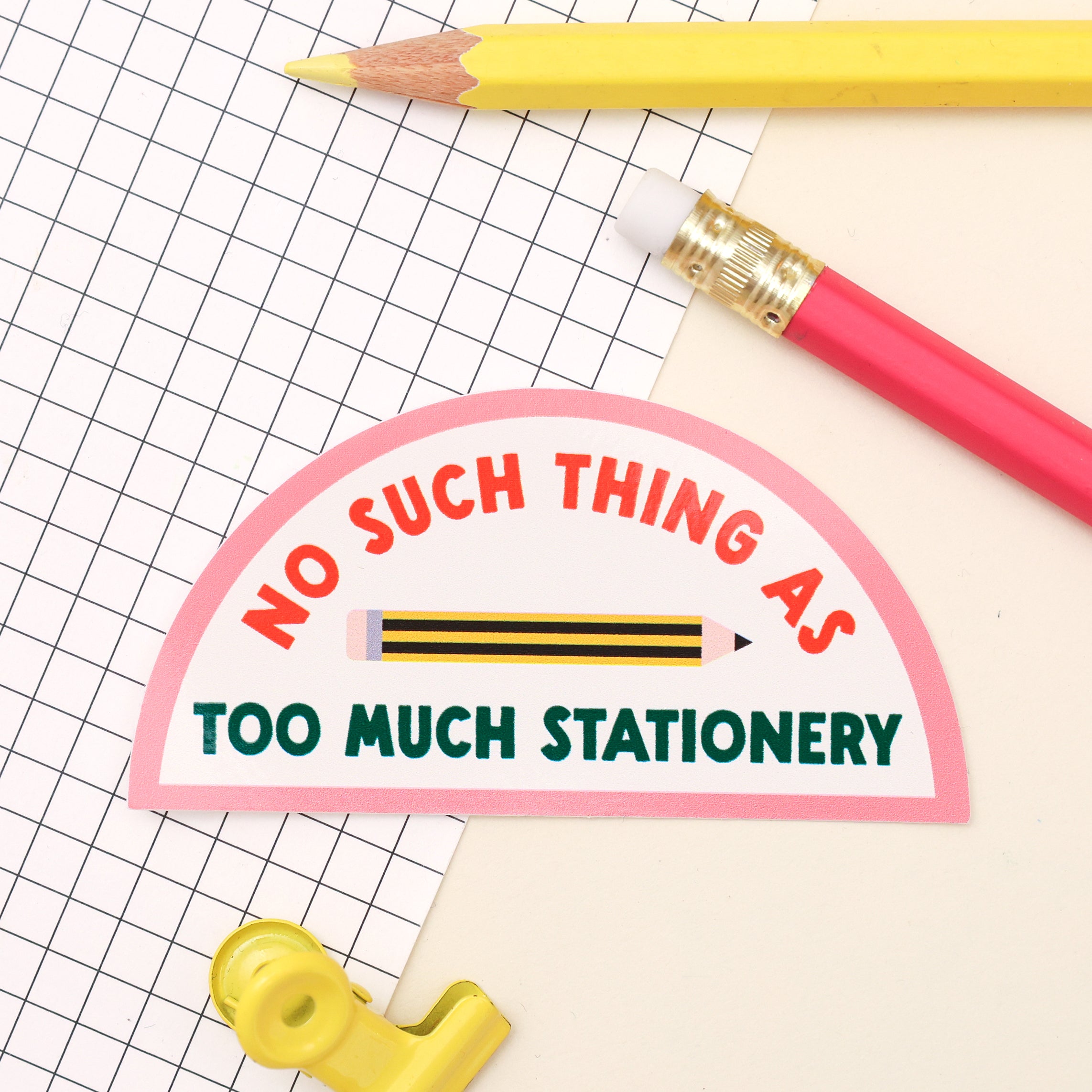 Sticker - No such thing as too much stationery – Oh Laura