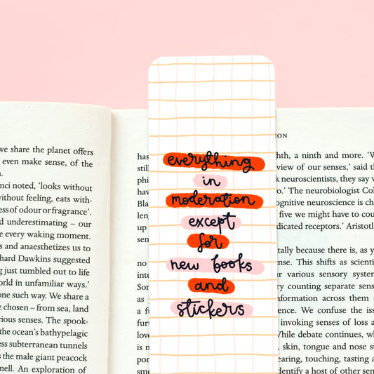 Bookmark - New Books & Stickers