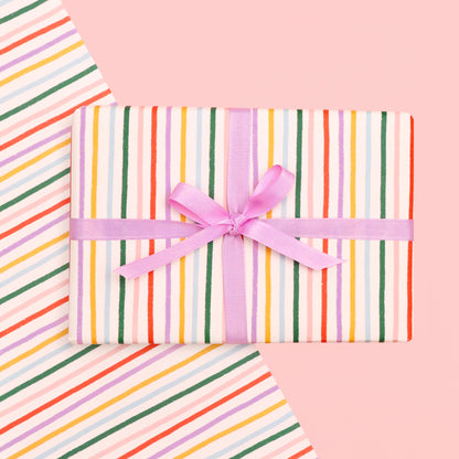 Gift Wrap - Picnic Stripe