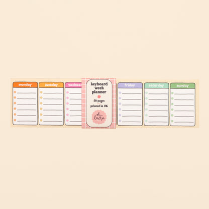 Keyboard Week Planner - Oh, Laura