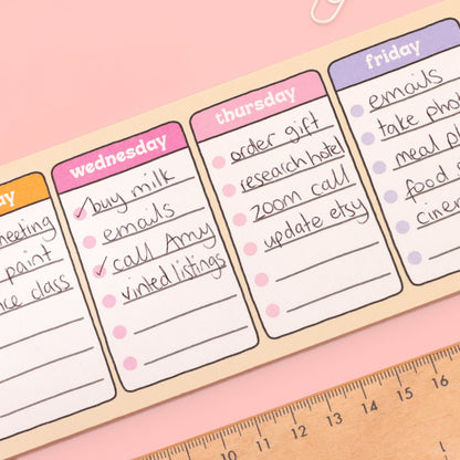 Keyboard Week Planner - Oh, Laura