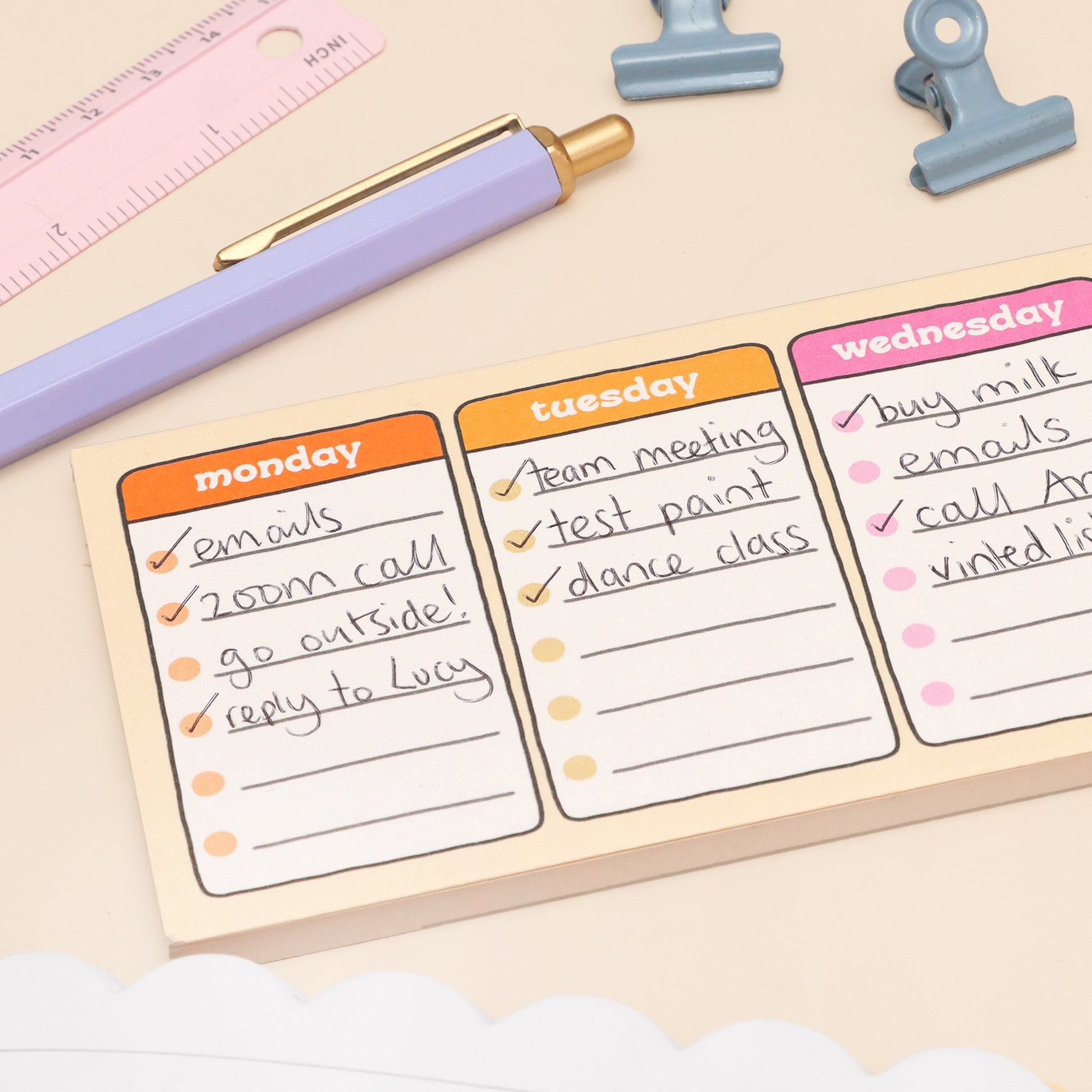 Keyboard Week Planner - Oh, Laura