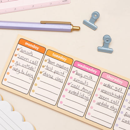 Keyboard Week Planner - Oh, Laura
