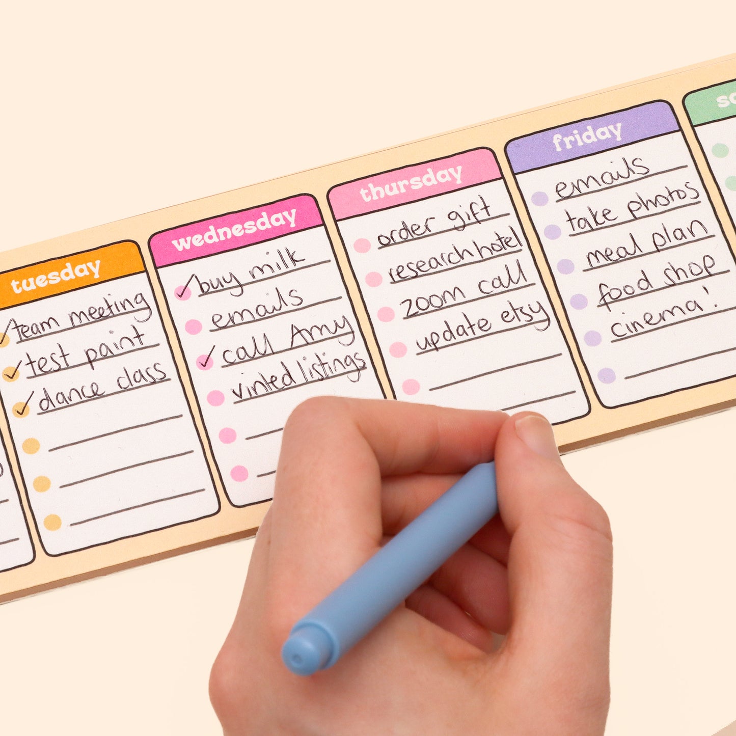 Keyboard Week Planner - Oh, Laura