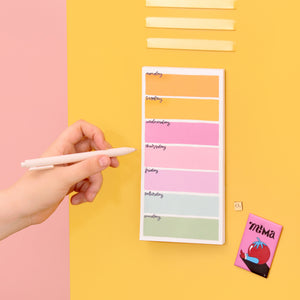 to do list - colourful days - add magnet