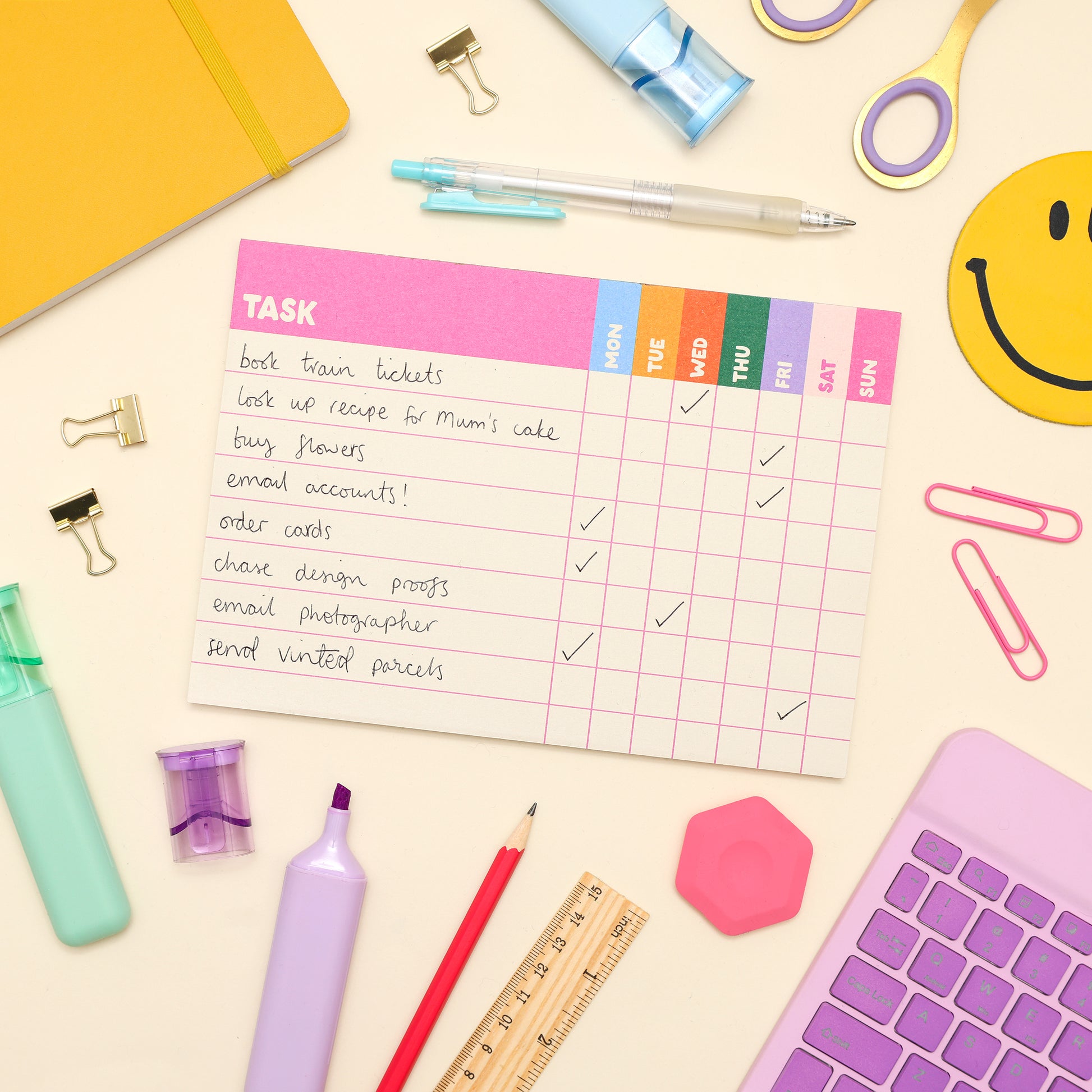 A5 Planner - Weekly Tasks - Oh, Laura