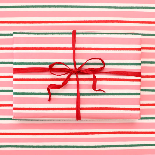 Christmas Gift Wrap - Stripe