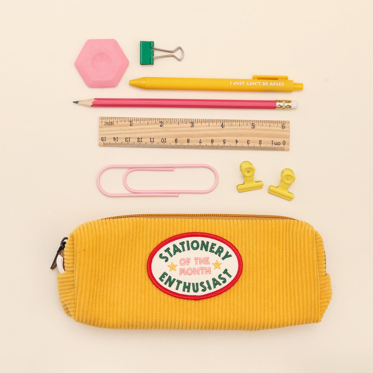 Yellow Pencil Case - Stationery Enthusiast of the Month