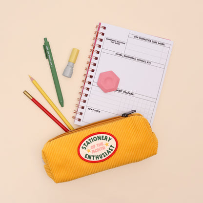 Yellow Pencil Case - Stationery Enthusiast of the Month
